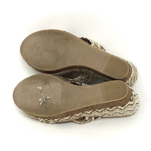 Very Volatile Wedge Sandals Slides Cork 7 - Picture 6 of 8